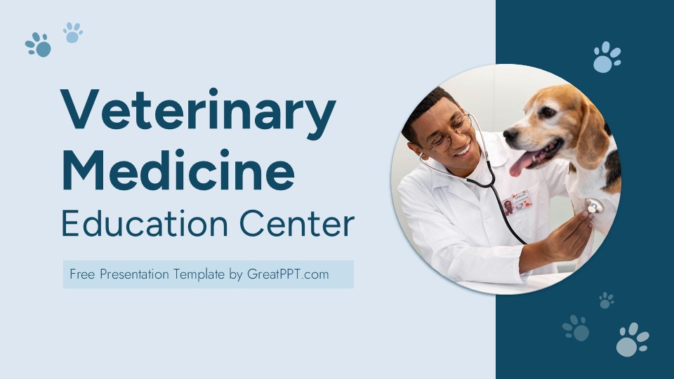 Free Veterinary Medicine Education Center Presentation Theme 1