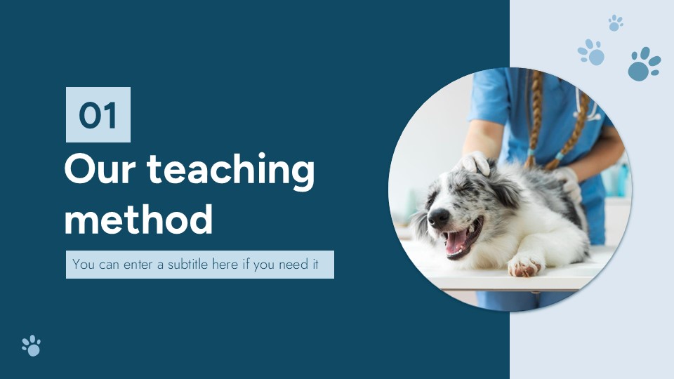 Free Veterinary Medicine Education Center Presentation Theme 5