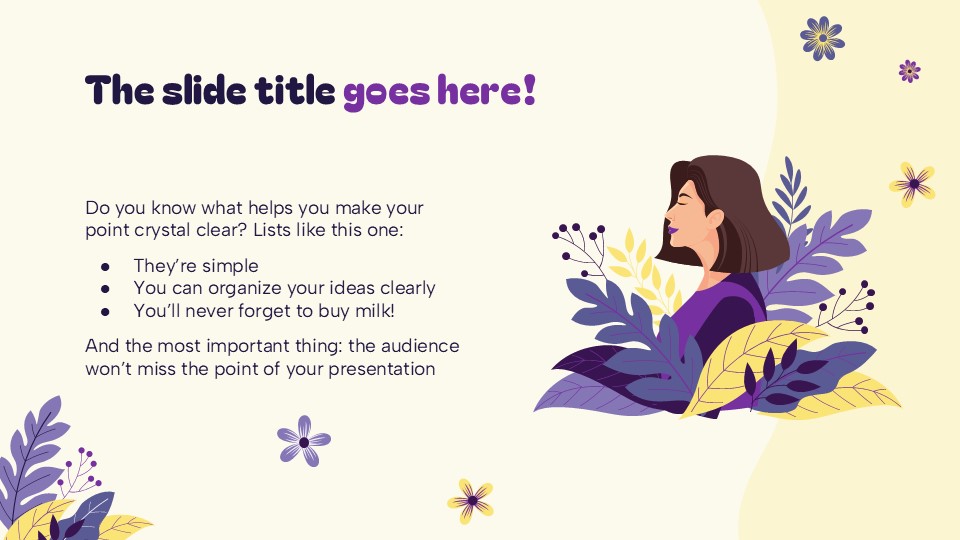 Free Women Presentation Theme 6