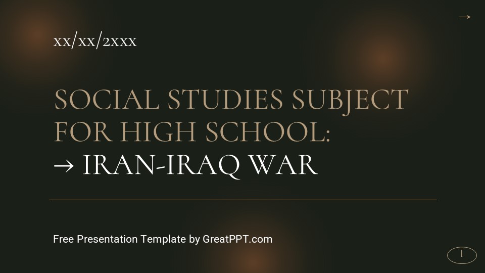 Iran Iraq War Presentation 1