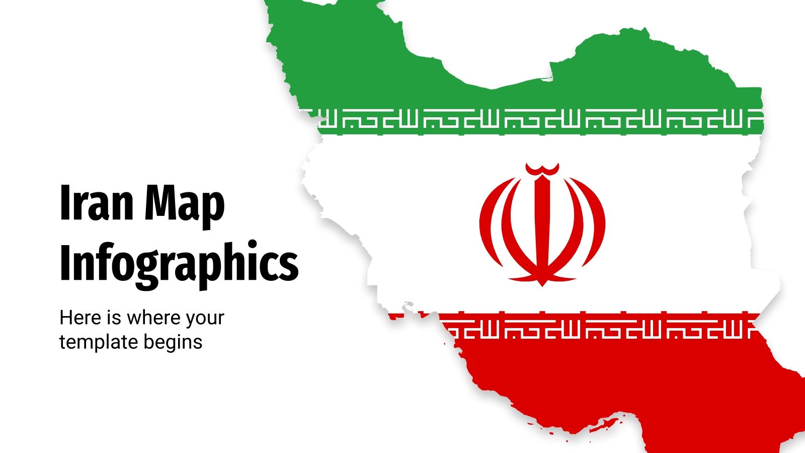 Iran Map Infographics