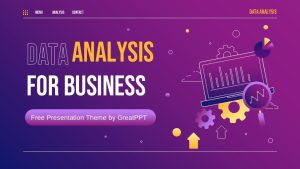 Free Data Analysis For Business Presentation Theme 1