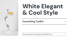 Free White Elegant And Cool Style Consulting Powerpoint Toolkit 1