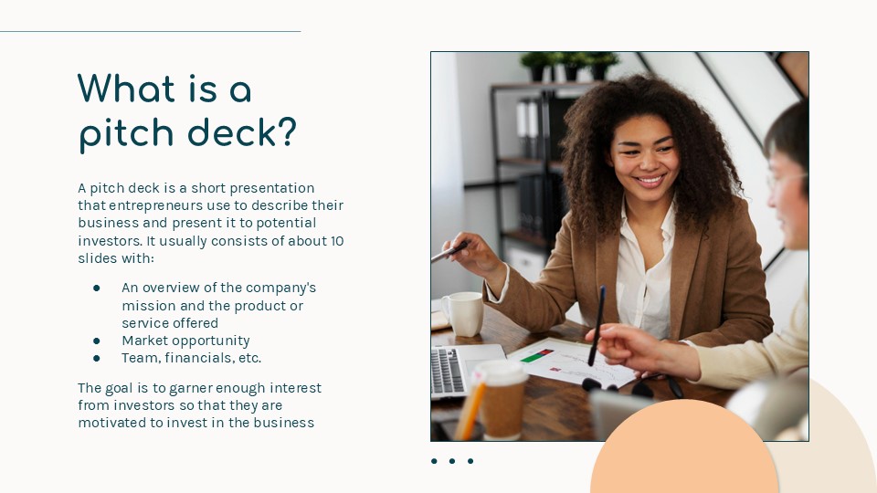 Minimalist Geometric Shapes Style Pitch Deck 3