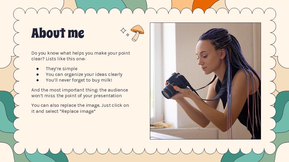 Free Crazy Style Portfolio Powerpoint Template 3