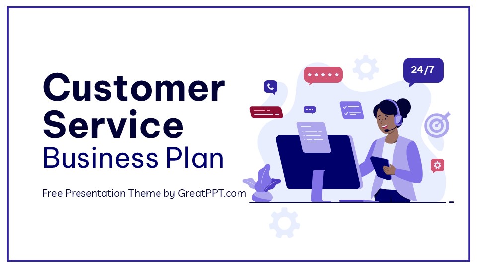 Free Customer Service Business Plan Presentation Theme 1