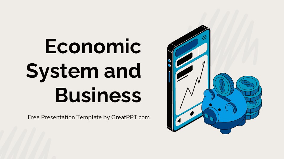 Free Economic System And Business Presentation Theme 1
