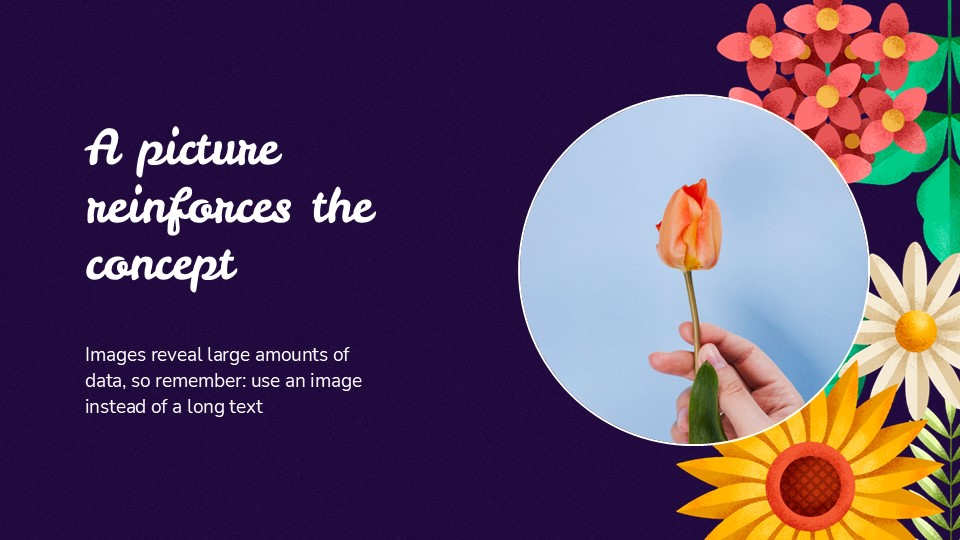 Free Geometric Floral Business Meeting Presentation Theme 8