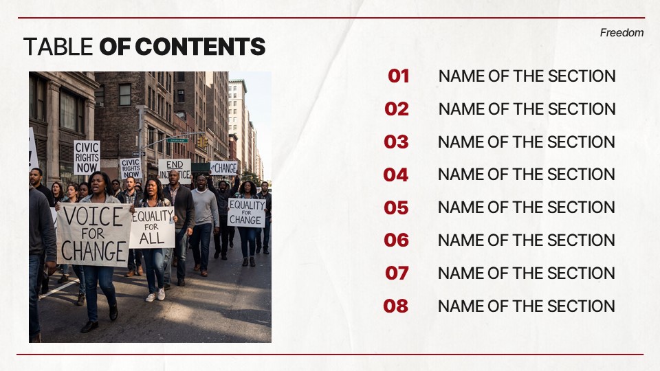 Free Human Rights Powerpoint Template 2