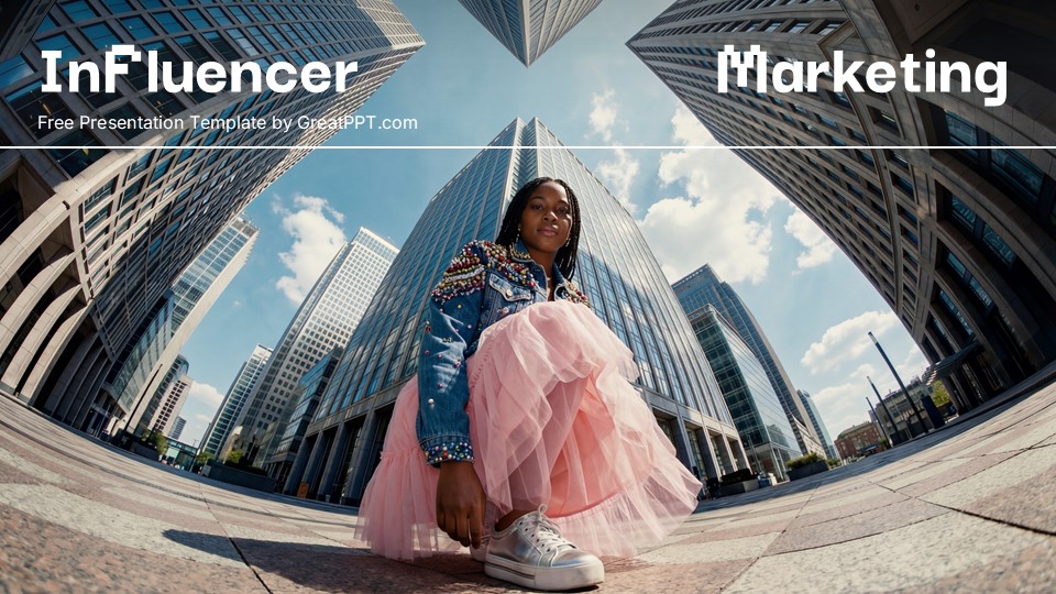 Free Influencer Marketing Presentation Template 1