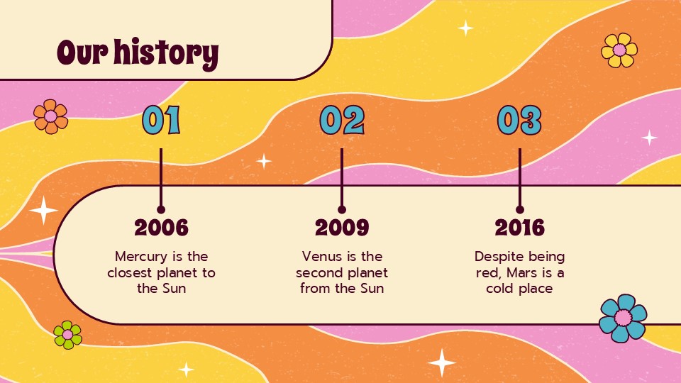 Free Retro 60s Groovy Company Profile Presentation Theme 6
