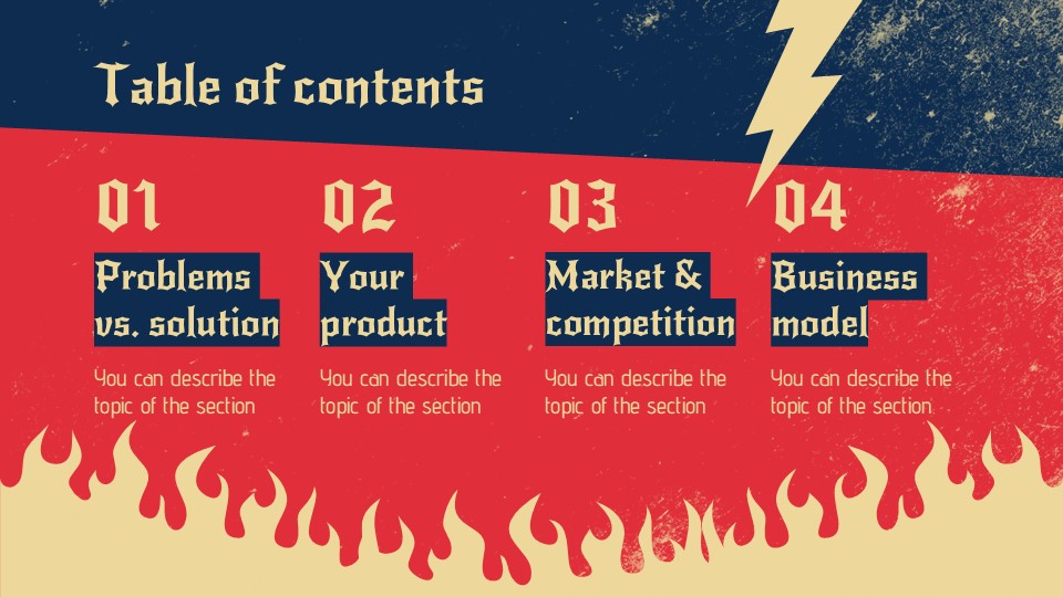 Free Rock Festival Pitch Deck Template 2