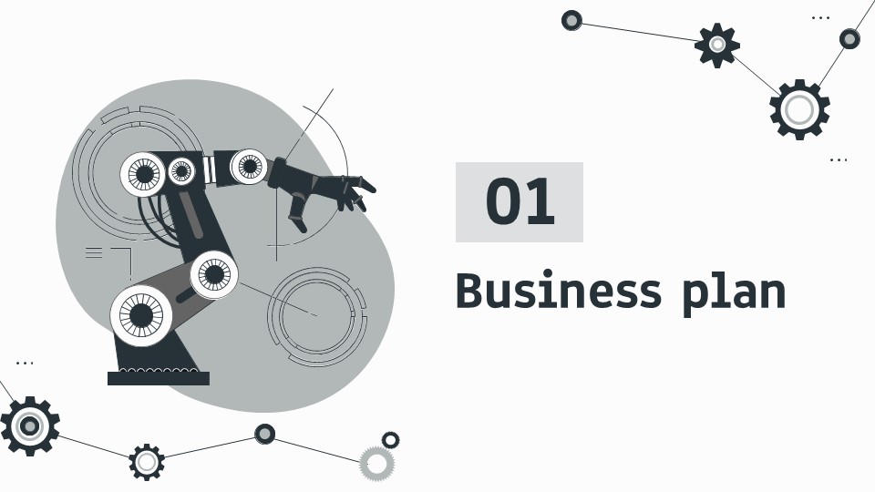 Free Technology Company Business Plan Powerpoint Template 4