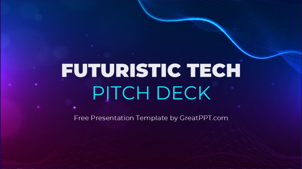 Futuristic Tech Pitch Deck 1
