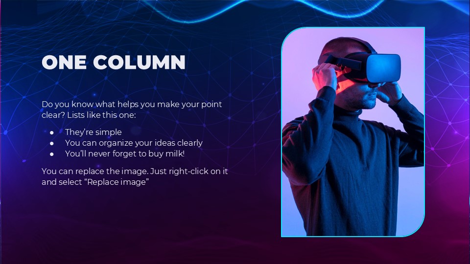 Futuristic Tech Pitch Deck 3