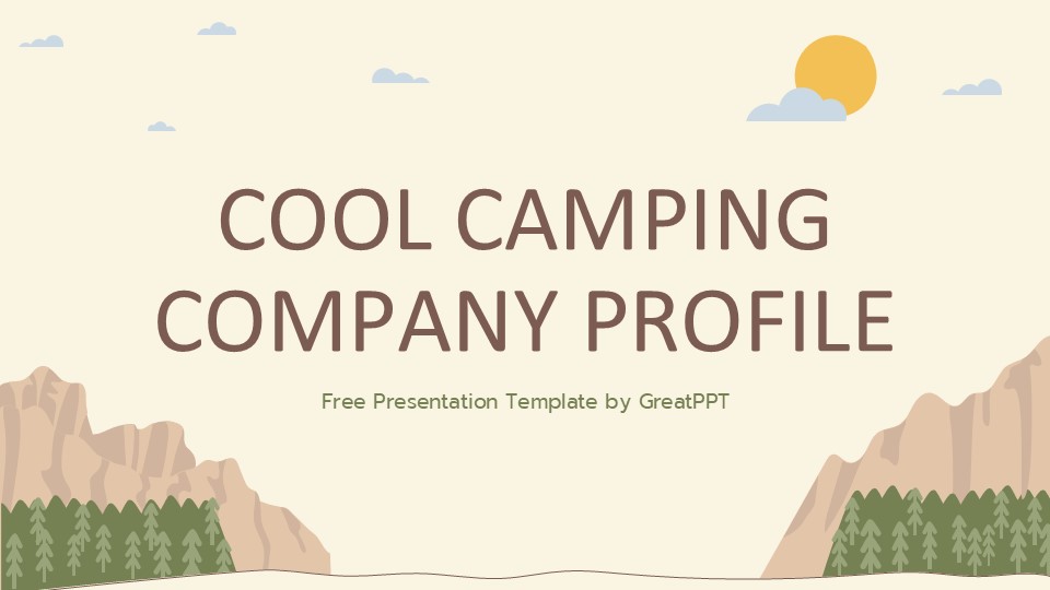 Cool Camping Company Profile By Greatppt 1