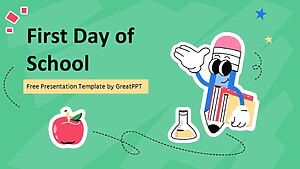 First Day Of School By Greatppt 1