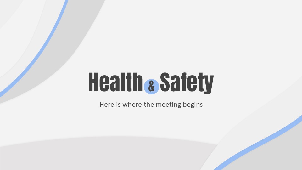 Health & Safety Meeting By Greatppt 1