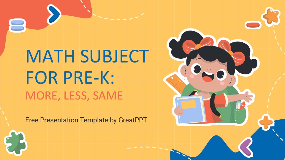 Math Subject For Pre K More, Less, Same By Greatppt 1