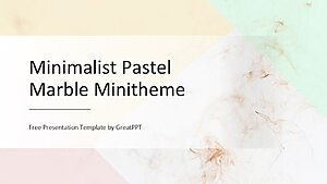 Minimalist Pastel Marble Minitheme By Greatppt 1