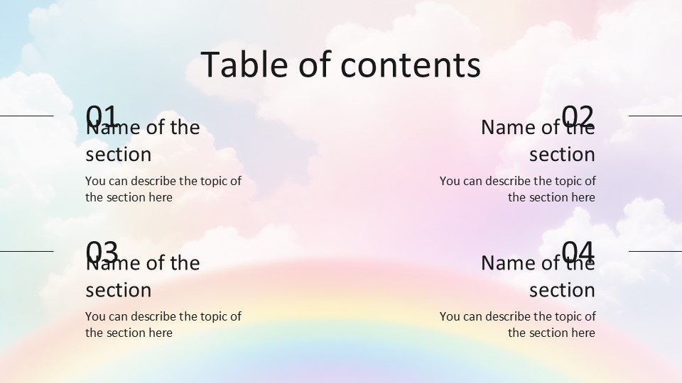 Rainbow Slideshow By Greatppt 2