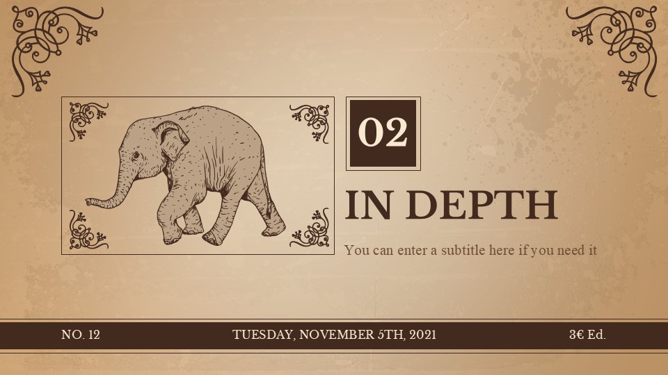 Vintage Newspaper Style Newsletter By Greatppt 7